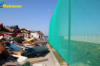 Siatki Choszczno - Siatka zabezpieczająca przed wiatrem na wysypisko i sortownię śmieci dla terenów Choszczna